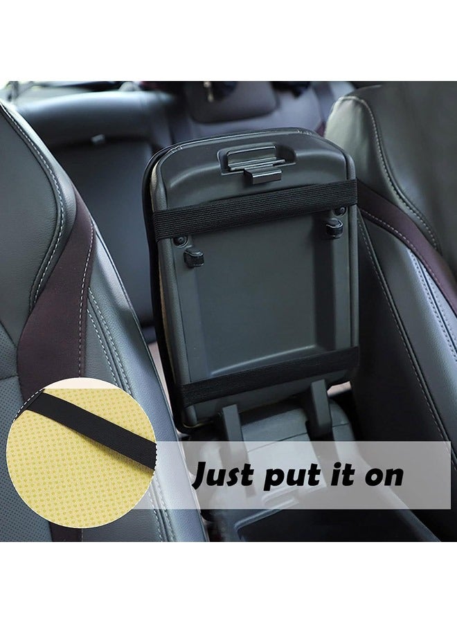 Generic Car Leather Center Console Pad, Waterproof Armrest Seat Box Cover for Car, Vehicle, Comfort, Interior Protection Accessories (Gray, 12.6"x7.5")  - Image 3