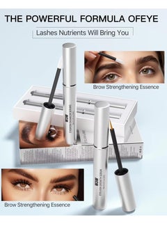 W3W Eyelash and Brow Serum Set Eyelash Growth Serum and Eyebrow Growth Serums Set Lash Serum Eyebrow Enhancer Serum Gentle Formula for Longer Fuller and Thicker Flexible Lashes 2x3ml  - Image 4