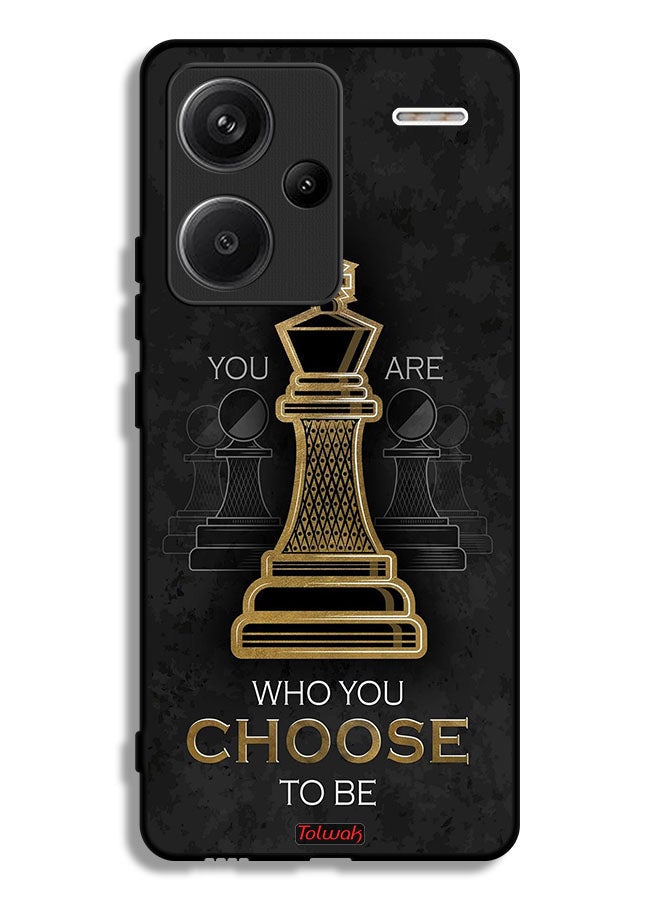 Tolwak Xiaomi Redmi Note 13 Pro Plus Protective Case Cover You Are Who You Choose To Be - Image 1