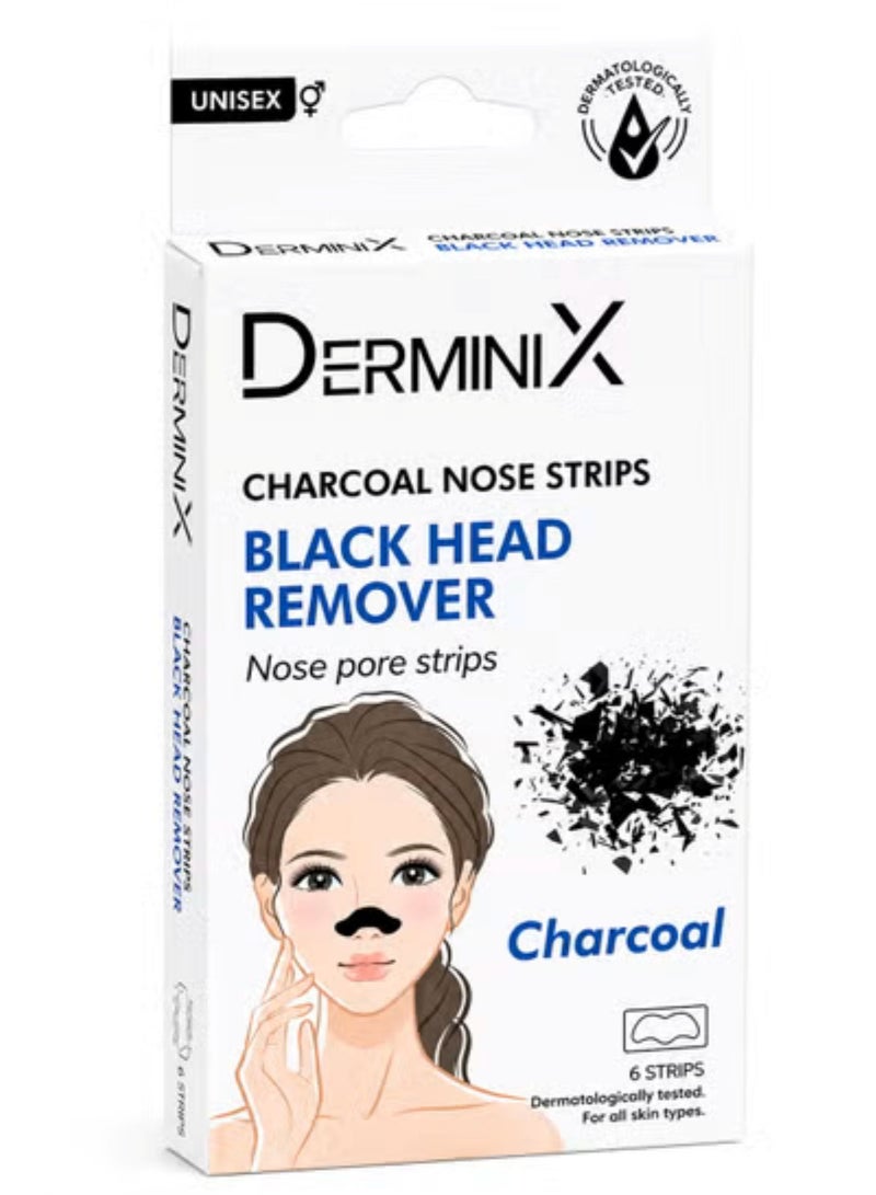 Derminix Charcoal Nose Pore 6 Strips