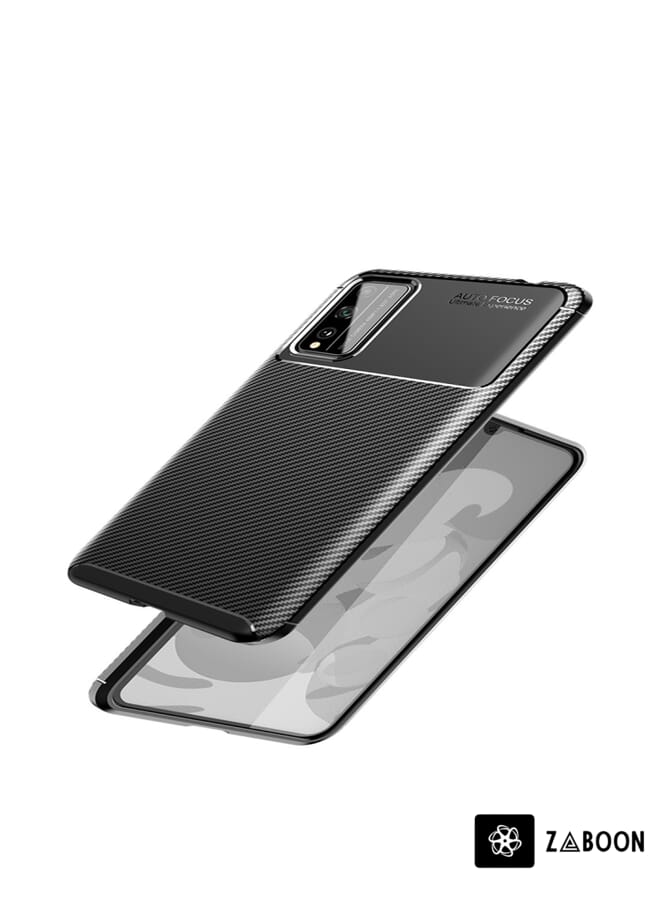 Zaboon Protective Case Cover For Huawei Honor Play 4T Pro Carbon Fiber Texture Shockproof TPU Case - Image 2