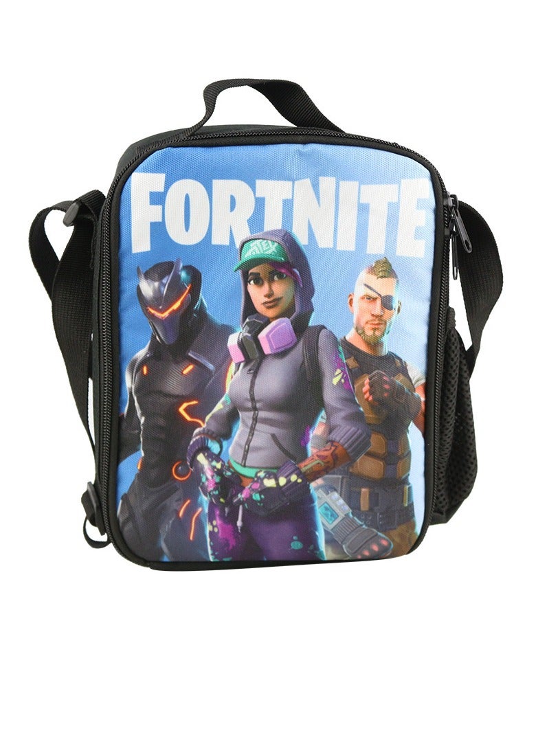 general Waterproof Insulated Fortnite Lunch Bag Picnic Bag Single Shoulder Crossbody Bag - Image 1