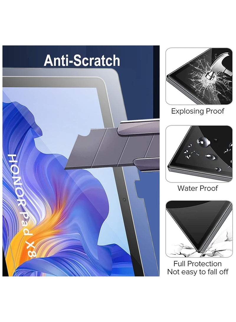 Screen Protector for Honor Pad X8 10.1 inch/Honor Pad X8 Lite 9.7 inch, 2 Pack HD Tempered Glass Screen Protector Cover High Hardness Anti-Scratch Anti-Fingerprint Protective Film - Image 3