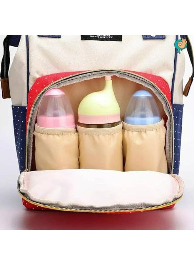 New children's book bag with pockets, classic print, attractive multiple colors, suitable for the back - Image 3