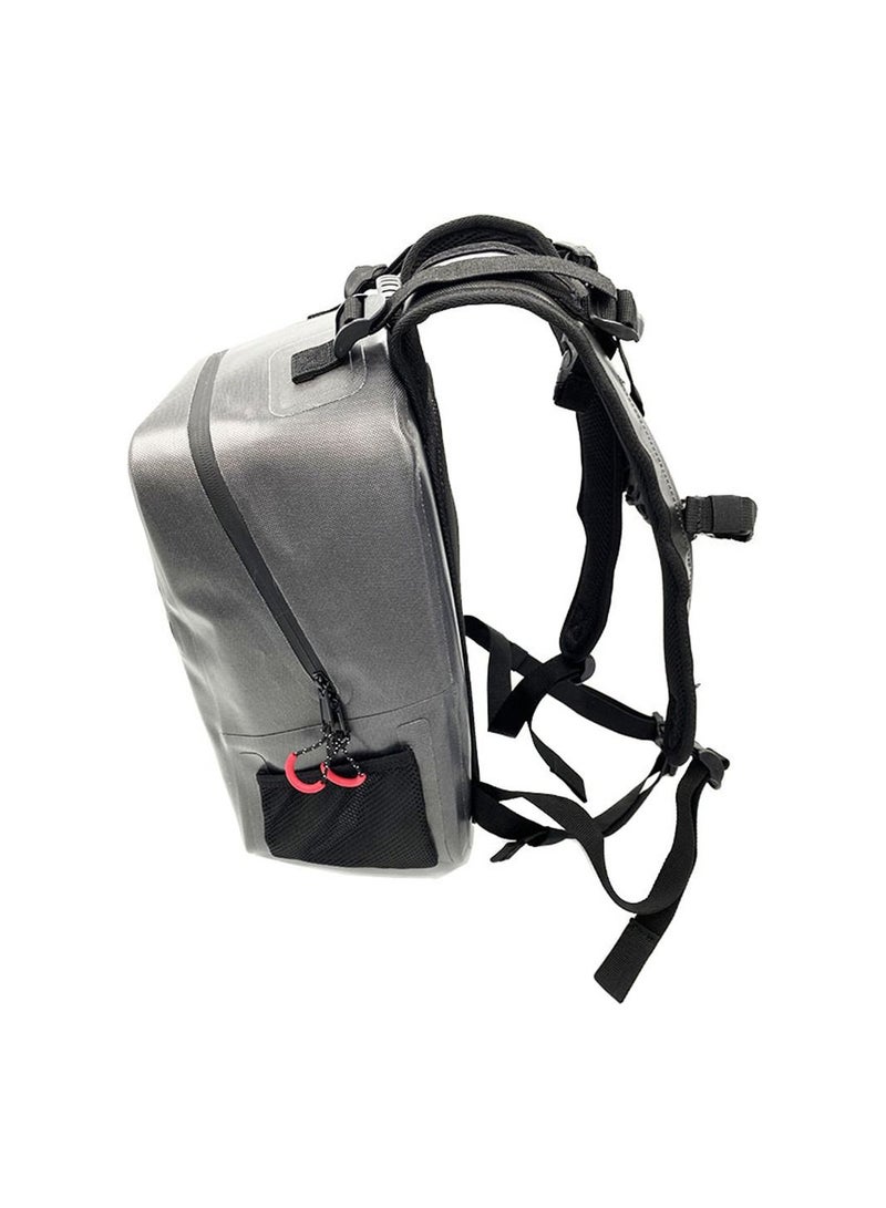 Generic 19L Fishing Backpack Water Resistant Fishing Shoulders Bag with Detachable Padded Computer Pocket Hanging Loops  - Image 2