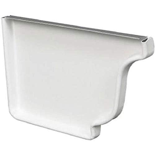 Askoll AMERIMAX Home Products 19005 4-Inch Galvanized Left End Cap, White - Image 2