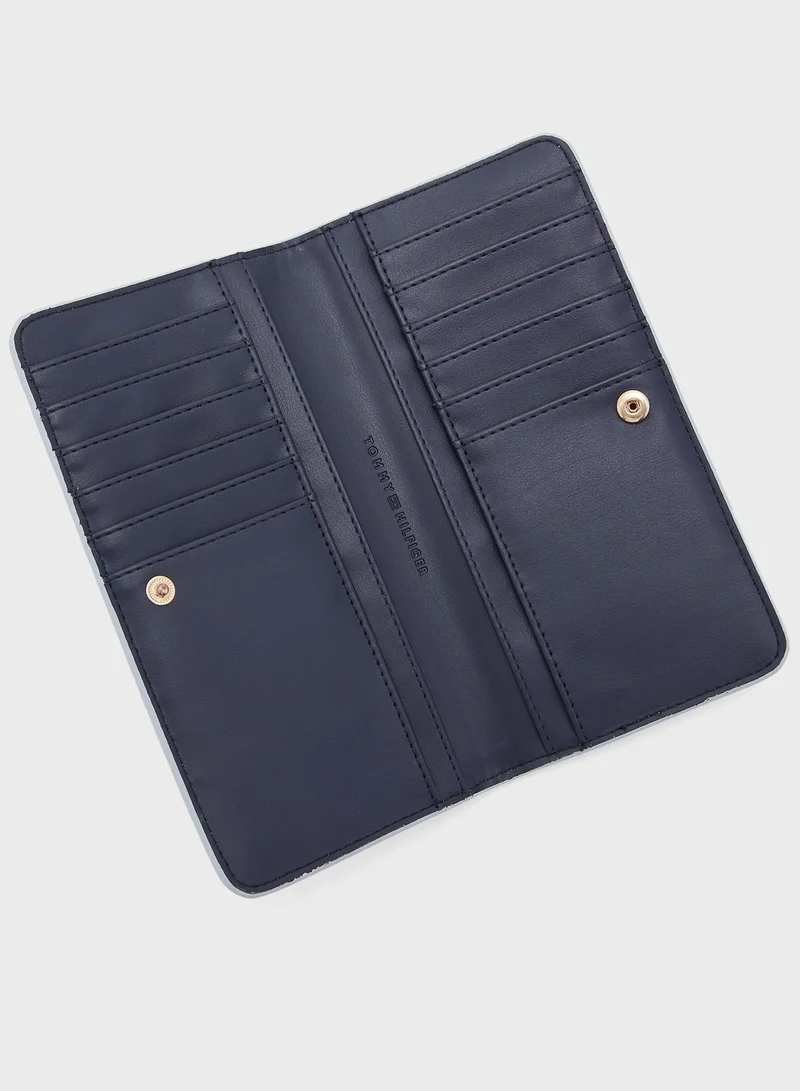 TOMMY HILFIGER Monotype Large Slim Wallet Purse