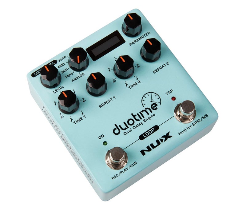 NUX NDD-6 Duo Time Dual Delay Engine - Cyan Blue - Image 2