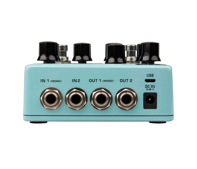 NUX NDD-6 Duo Time Dual Delay Engine - Cyan Blue - Image 4
