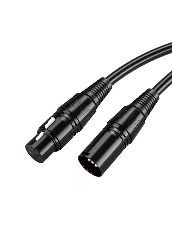 Cable 5M,Balanced 3 PIN Compatible with Microphone, Speaker Systems, Radio Station and More, Black  - Image 1