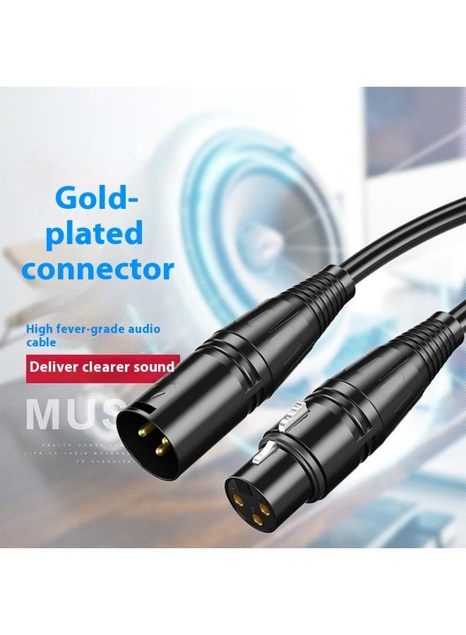 Cable 5M,Balanced 3 PIN Compatible with Microphone, Speaker Systems, Radio Station and More, Black  - Image 4