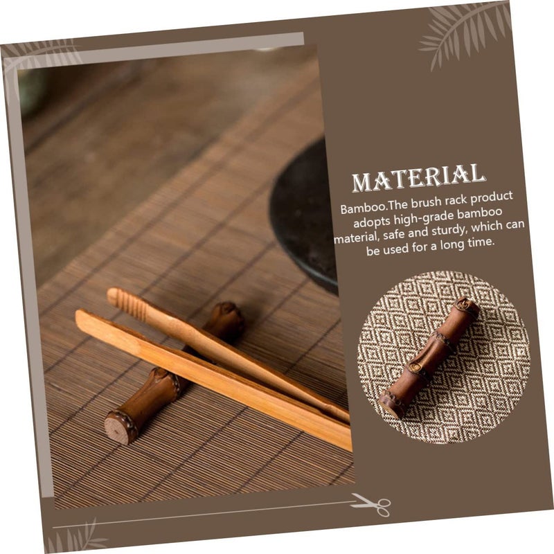 Retro Brush Holder Calligraphy Pen Stand 1 Piece Desk Organizer Tea Culture Home Decor - Image 4