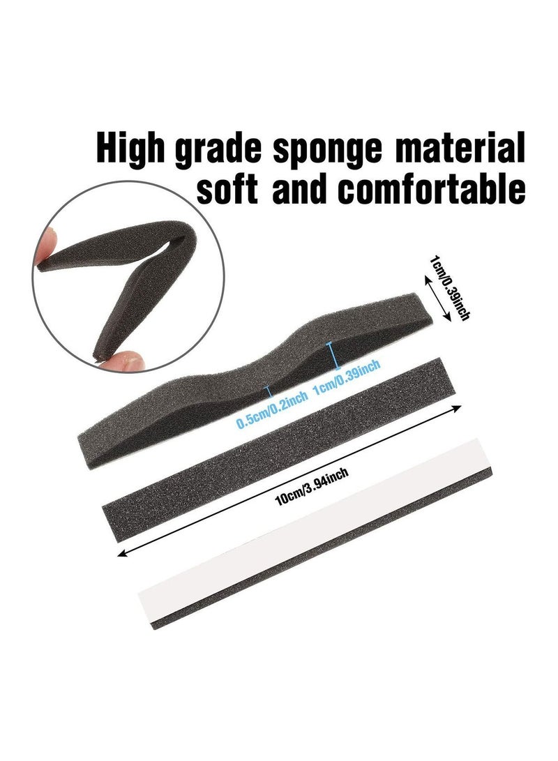 Y&D 100 Pieces Sponge Nose Bridge Pads Microfiber Memory Foam Anti-Fog Self-Adhesive Protection Strip Seal Cushion for Face Cover - Image 3