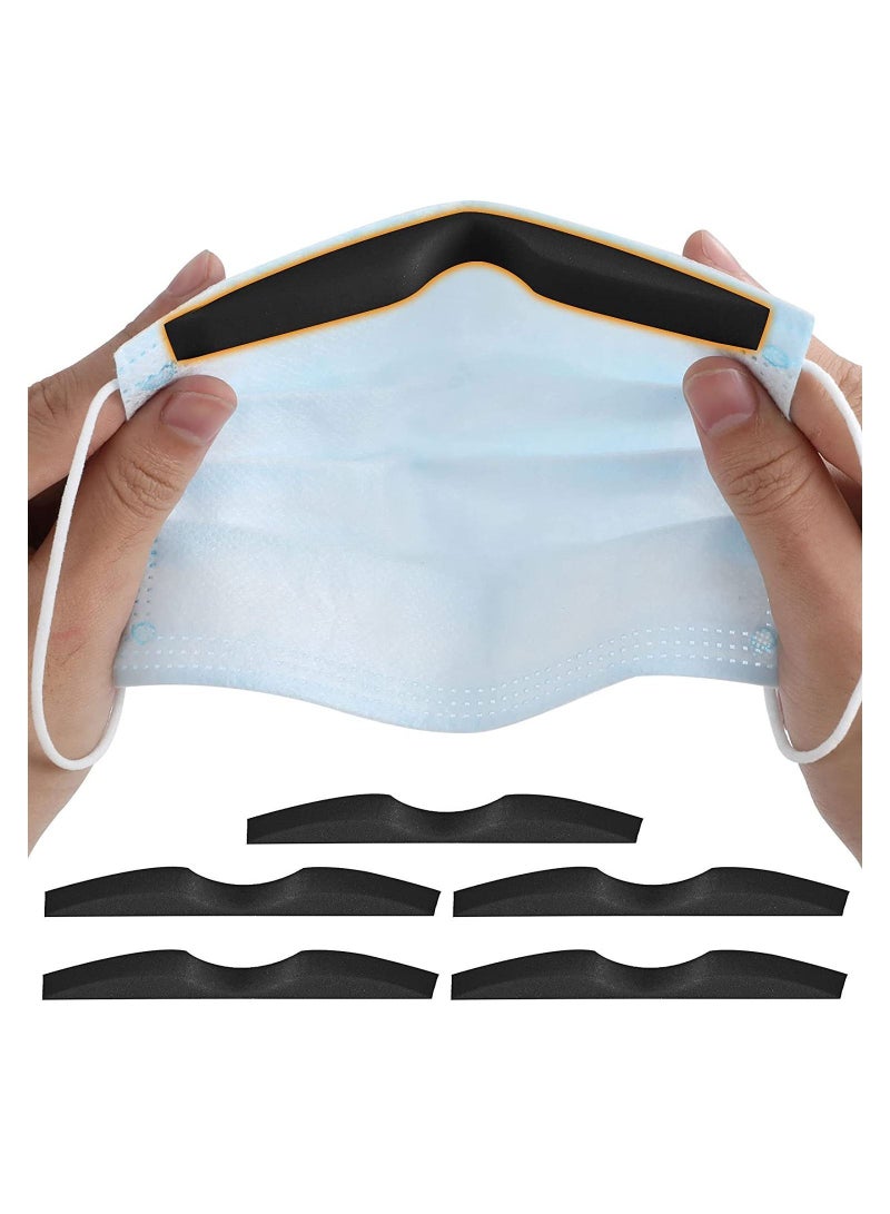 Y&D 100 Pieces Sponge Nose Bridge Pads Microfiber Memory Foam Anti-Fog Self-Adhesive Protection Strip Seal Cushion for Face Cover - Image 1
