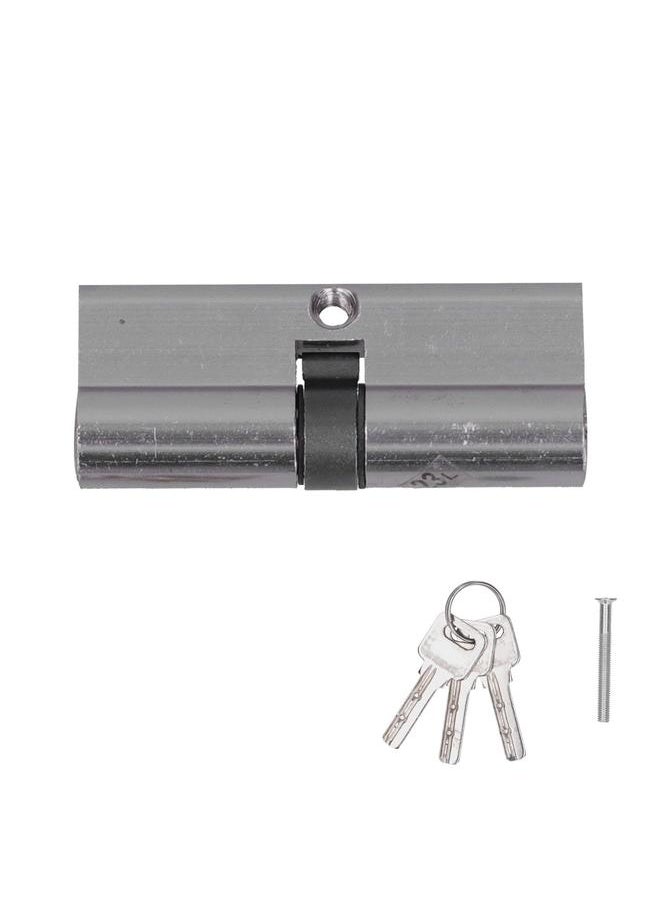 Thoraya - Double Open Lock Cylinder AluminumIron Alloy Security Key Cylinder Lock for Indoor - Image 1