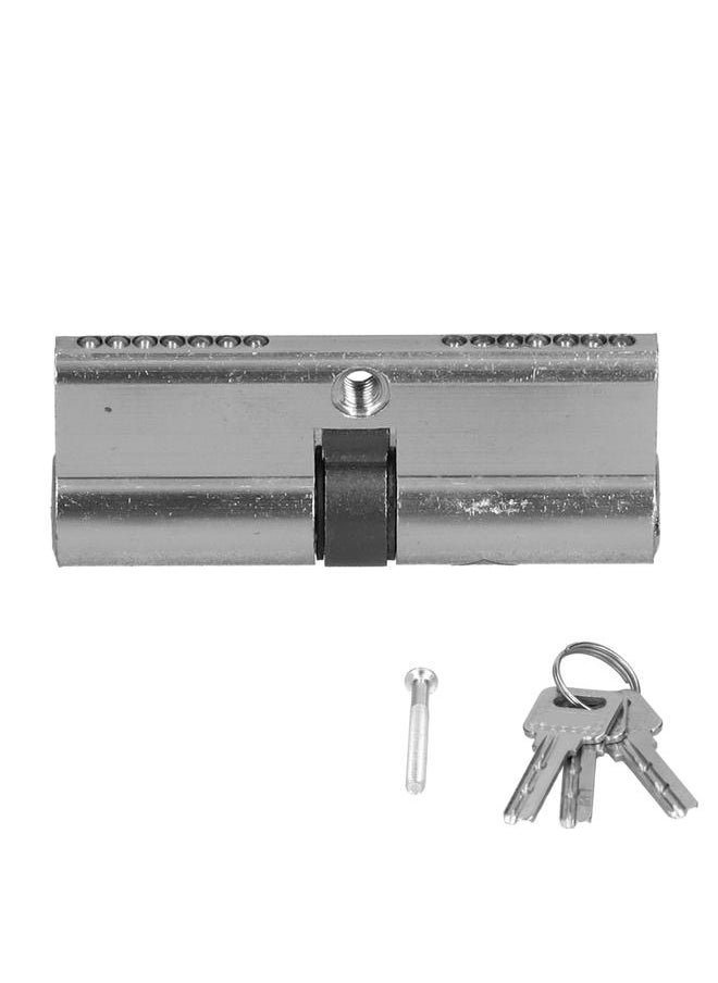 Thoraya - Double Open Lock Cylinder AluminumIron Alloy Security Key Cylinder Lock for Indoor - Image 1