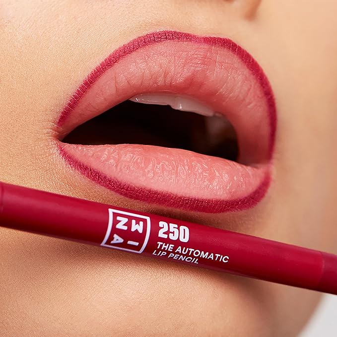 3INA MAKEUP The Automatic Lip Pencil 261 Dark nude Lip Liner Built In Sharpener Waterproof Lip Liner - Image 2