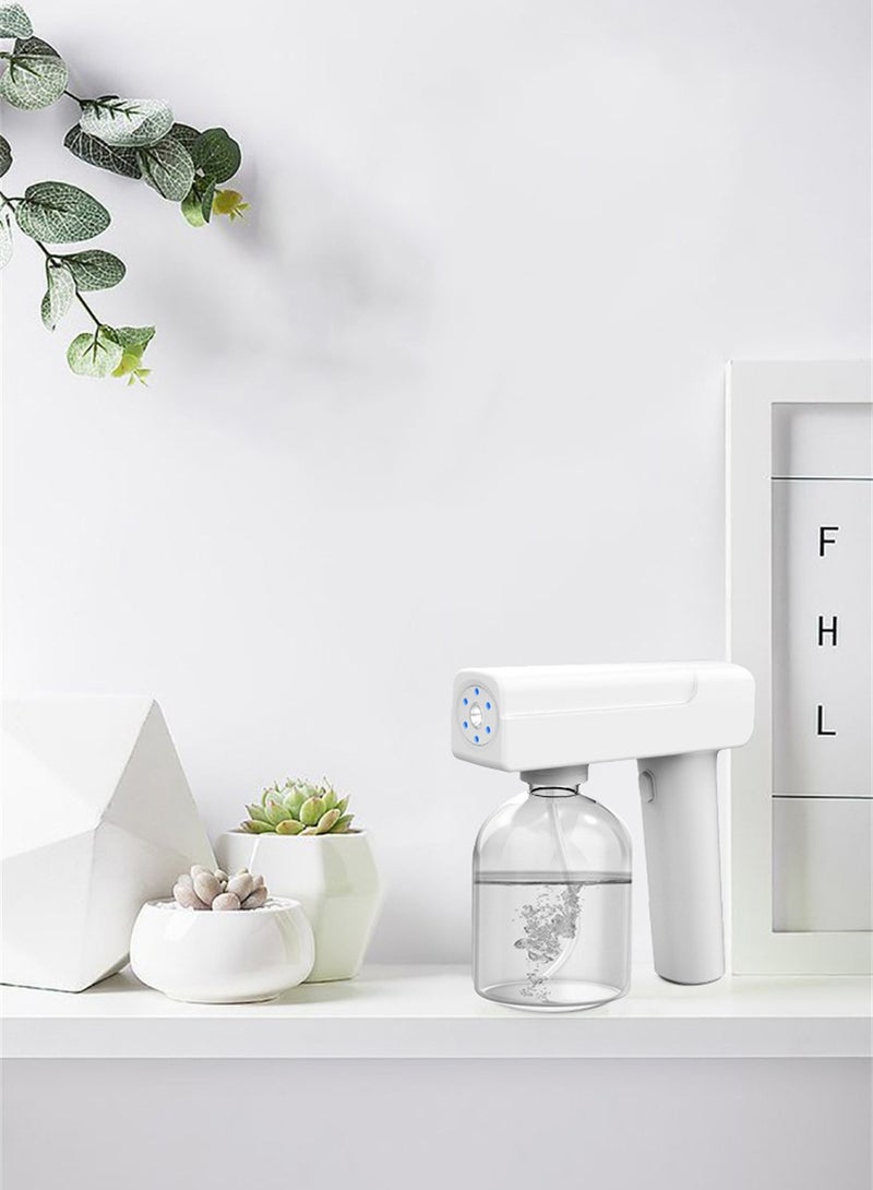 SYOSI Sprayer Fogger Machine Portable Handheld Electrostatic ULV Sprayer Adjustable Spray Volume Fog Tool  Wireless Nano Sprayer Rechargeable Sprayer with Blue Light for Touchless Sanitization - Image 2