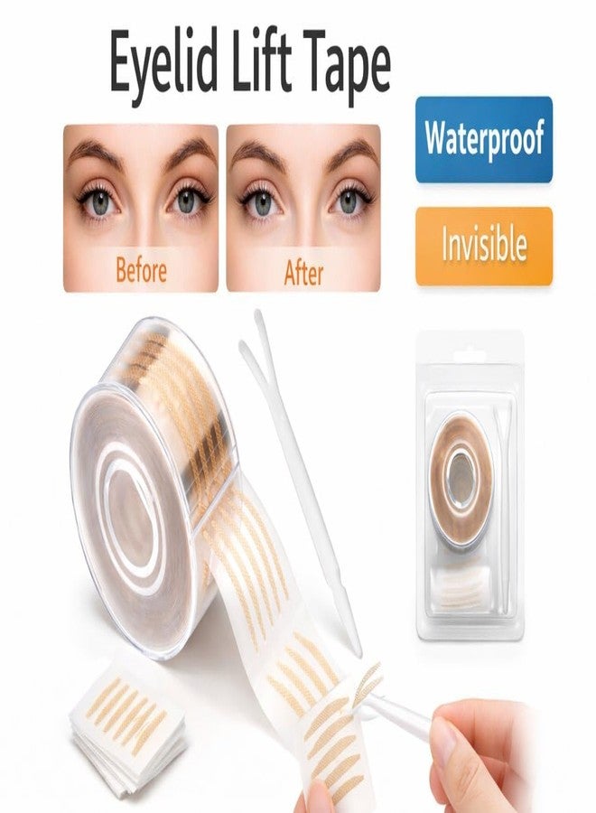 DAXANSTORE Eyelid Tape Beauty Tools Double Eyelid Stickers With Premium Looks Roll Case Invisible Waterproof Mesh Double Sided Eyelid Tape (600 PC) - Image 5