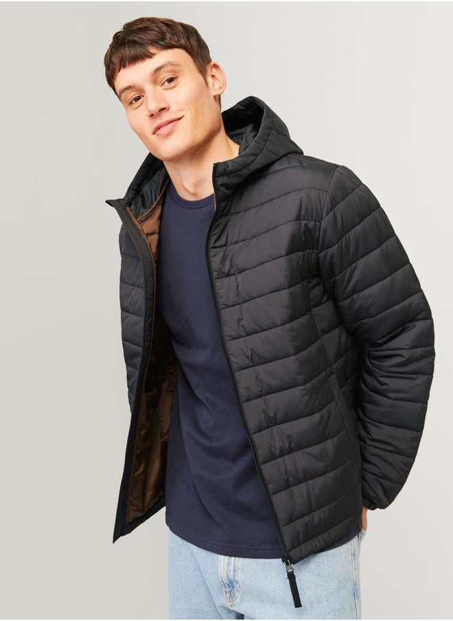 JJ Rebel by Jack & Jones Hooded Full Zip Padded Jacket  - Image 1