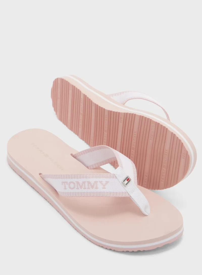 TOMMY HILFIGER Hilfiger Webbing Pool Slides
