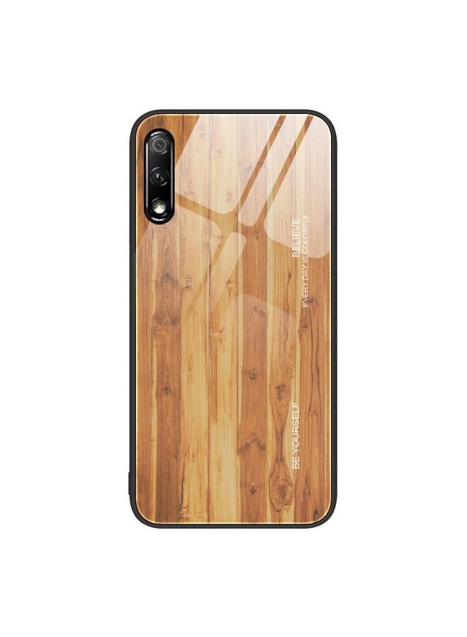اس-توب جراب واقٍ من الزجاج بحبيبات خشبية لهاتف Honor 9X - Image 1