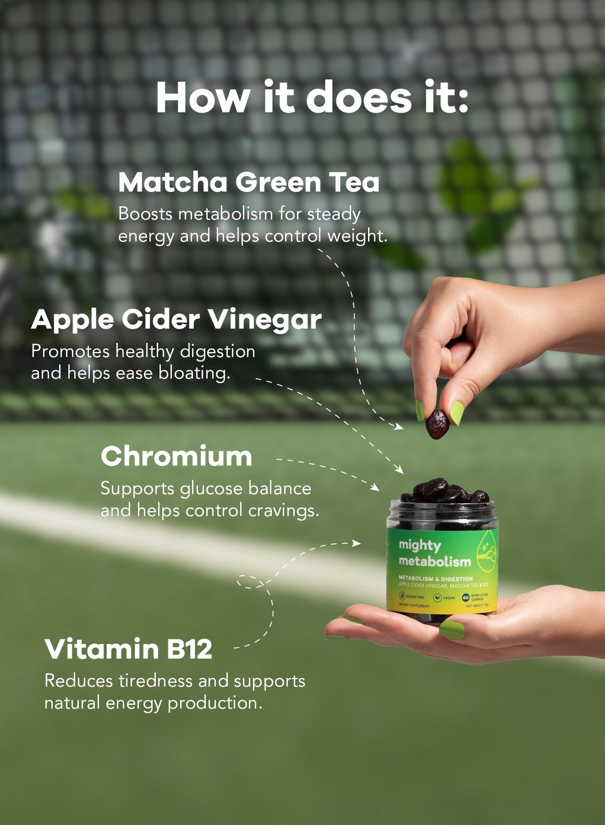 Nutrili Mighty Metabolism Metabolism Support & Weight Management Gummies 60'S