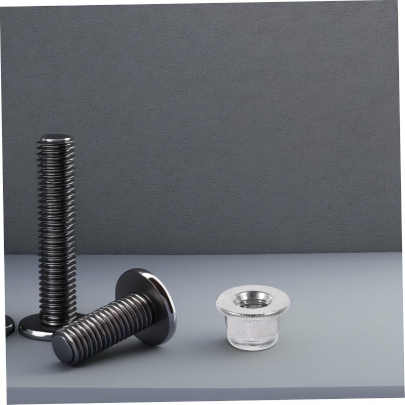 Stainless Steel Self Locking Nuts Nylon Inserted M8 50pcs Construction Hardware Fasteners - Image 5