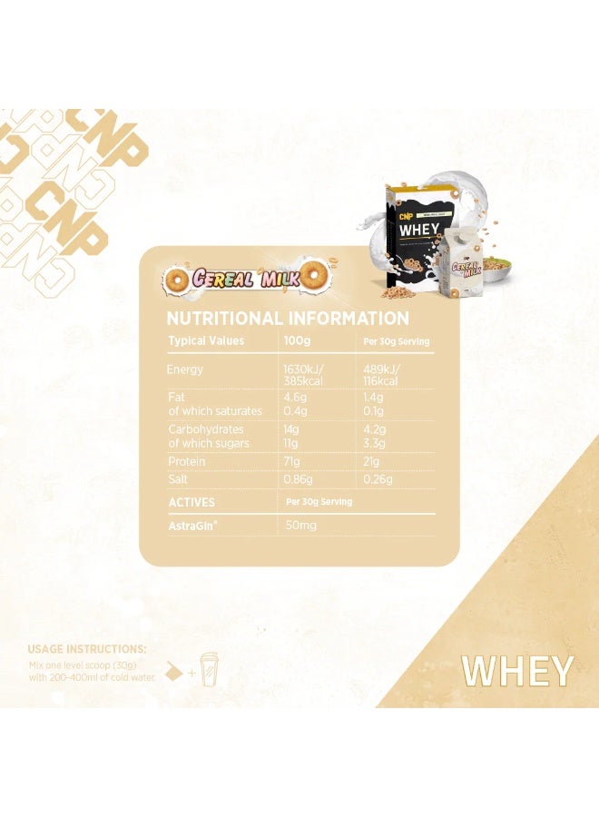 CNP Whey Protein 900g – Cereal Milk Flavor - Image 5