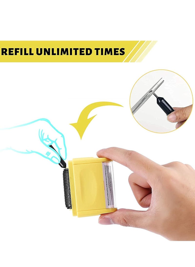 KASTWAVE Identity Protection Roller Stamps Privacy Protector ID Protection Stamp Great Alternative to A Shredder, Confidential Address Blocker Anti Theft Prevention Stamps - Image 2
