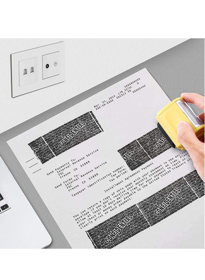 KASTWAVE Identity Protection Roller Stamps Privacy Protector ID Protection Stamp Great Alternative to A Shredder, Confidential Address Blocker Anti Theft Prevention Stamps - Image 5