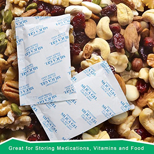 O2frepak 20 Gram(30Packs) Food Grade Moisture Absorbers Silica Gel Packs Desiccant for Storage,Food Safe Dessicant Silica Gel Packets for Moisture Storage Control - Image 3