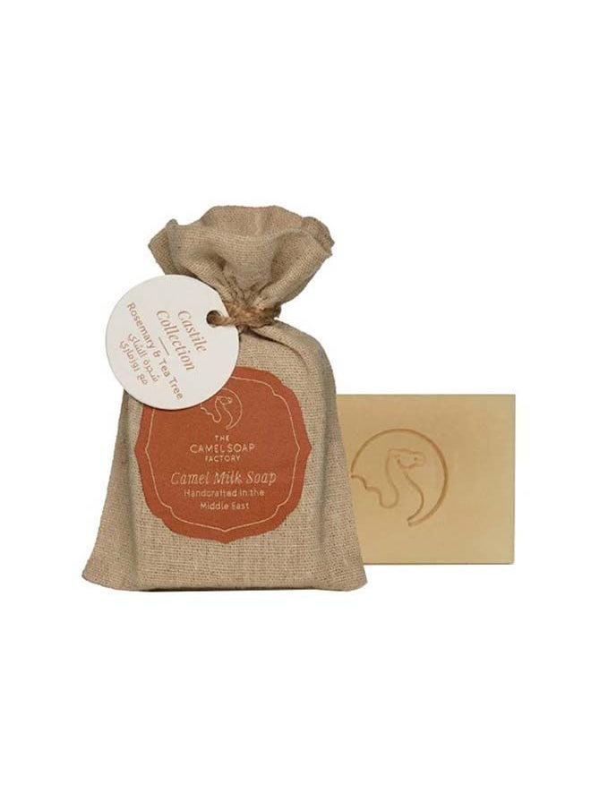 The Camel Soap Factory صابون الحليب من مصنع صابون الجمل - شجرة الشاي وإكليل الجبل 100 جرام 