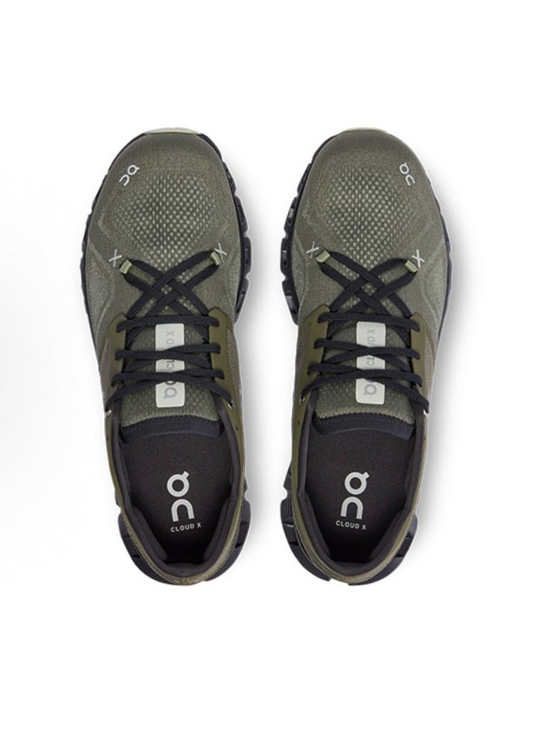 ON cloud x shift casual sneakers green black  - Image 4