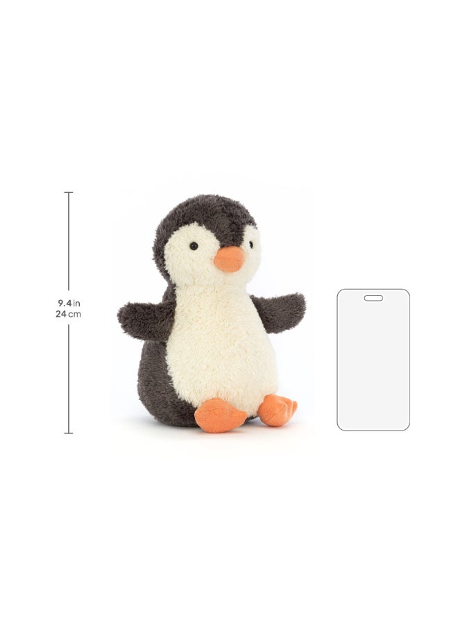 Jellycat بطريق الفول السوداني المحشو - لعبة محشوة ناعمة بأرجل كوردية، هدية عيد الحب لطيفة للأطفال والبالغين، مجموعة جليكات، 24 سم - Image 5