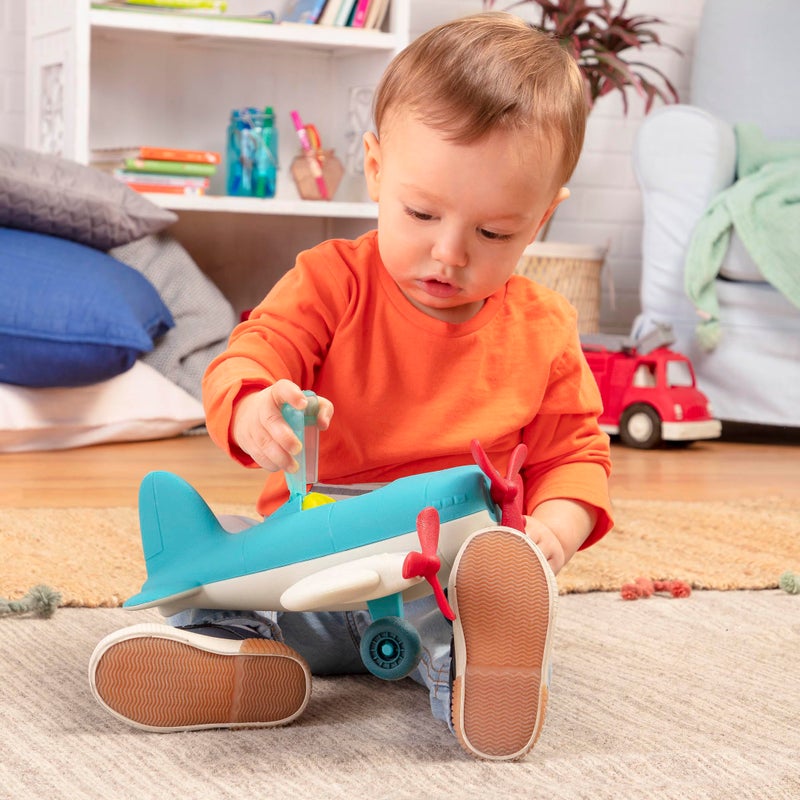Battat â€“ Wonder Wheels â€“ Toy Airplane For Kids, Toddlers â€“ Toy Vehicle â€“ Pretend Play â€“ bRecyclable Materials â€“ 1 Year + - Image 2
