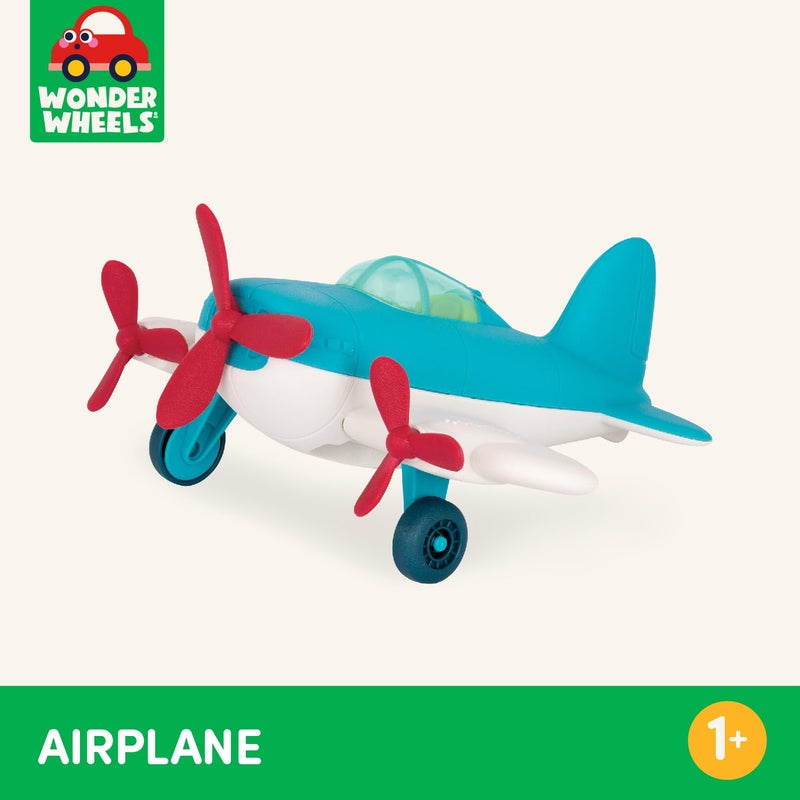 Battat â€“ Wonder Wheels â€“ Toy Airplane For Kids, Toddlers â€“ Toy Vehicle â€“ Pretend Play â€“ bRecyclable Materials â€“ 1 Year + - Image 5