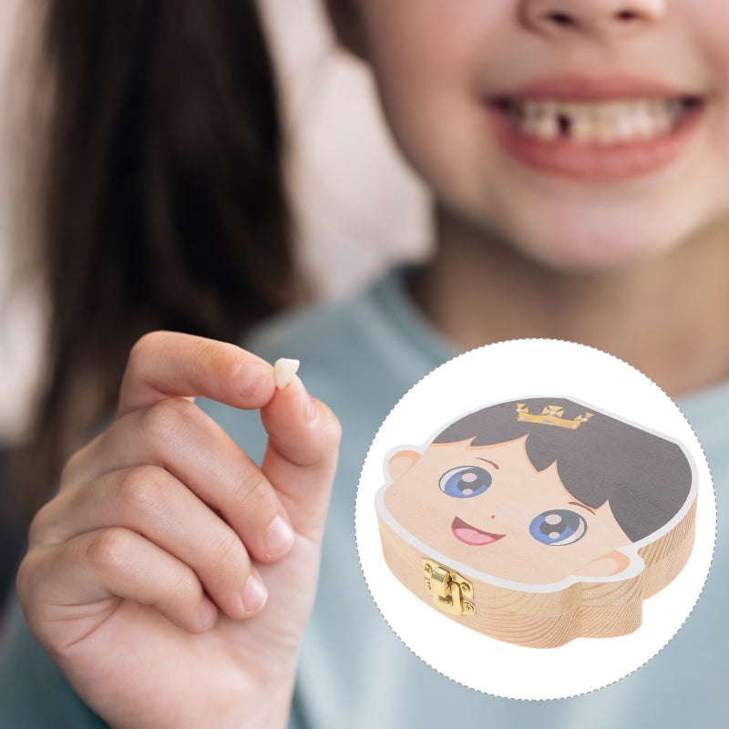 Baby Tooth Keepsake Teeth Case Newborn Cartoon First Tooth Box - Image 5