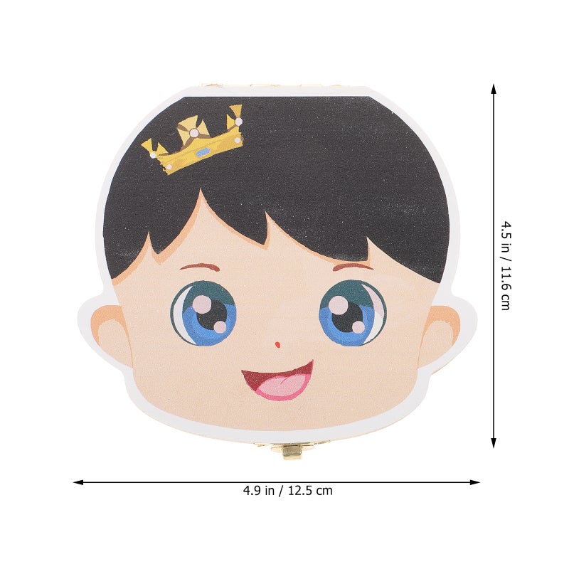 Baby Tooth Keepsake Teeth Case Newborn Cartoon First Tooth Box - Image 2