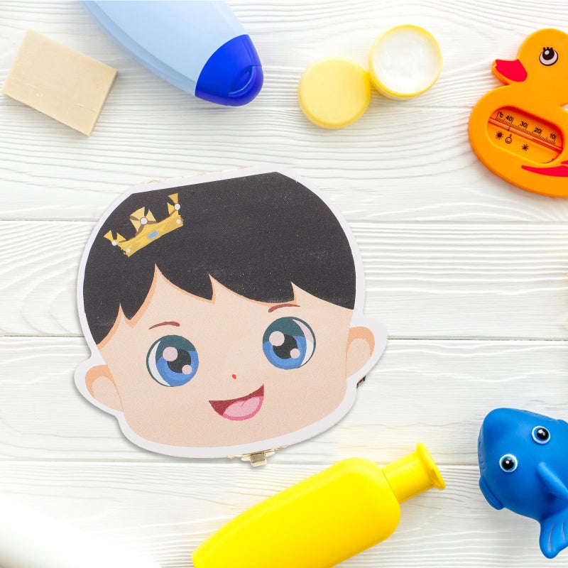 Baby Tooth Keepsake Teeth Case Newborn Cartoon First Tooth Box - Image 3