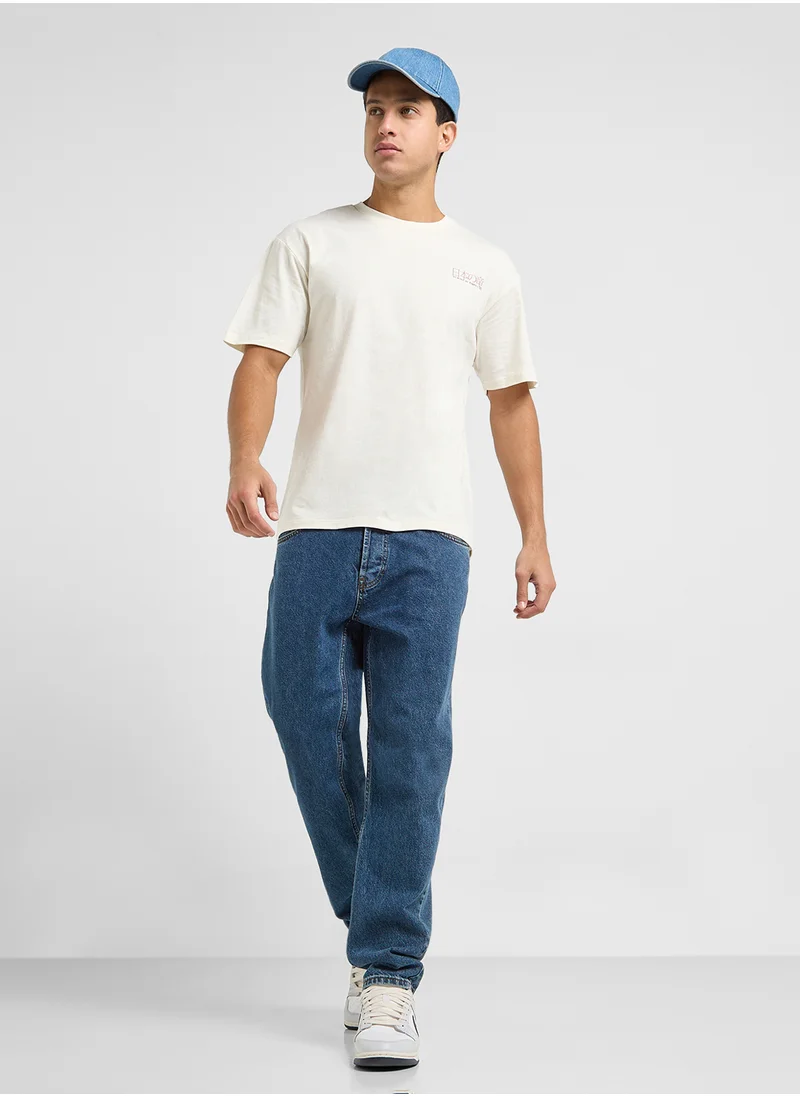 JACK & JONES Jordragon Graphic Crew Neck T-Shirt