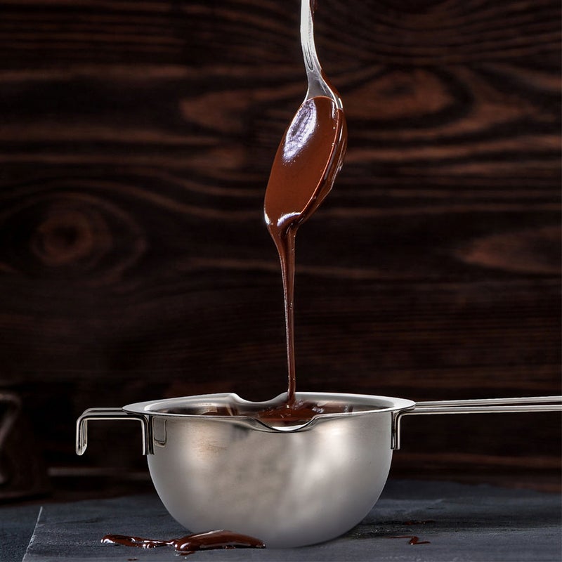1 Set of Boiler Pot for Melting Chocolate Melting Butter Stainless Steel Pot and Spoon - Image 4