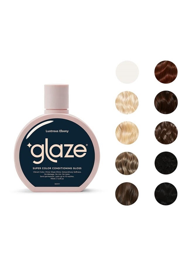 Glaze Super Color Conditioning Gloss 6.4fl.oz (2-3 Hair Treatments) Award Winning Hair Gloss Treatment & Semi-Permanent Hair Dye. No mix, no mess hair mask colorant - guaranteed results in 10 minutes - Image 1