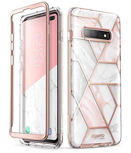 I-blason iBlason Cosmo Series Case for Samsung Galaxy S10 Plus Stylish Glitter Protective Bumper Case Without Builtin Screen Protector Marble - Image 1