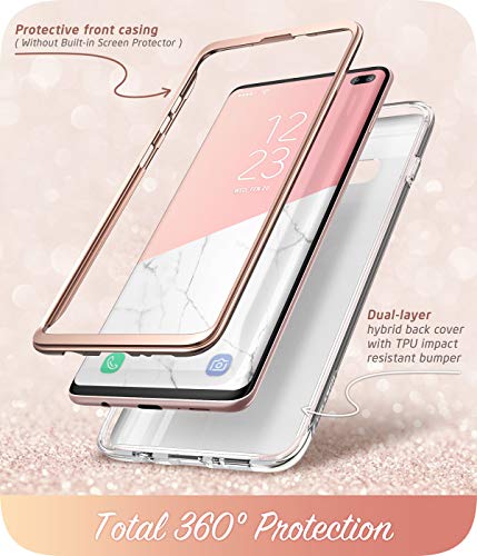 I-blason iBlason Cosmo Series Case for Samsung Galaxy S10 Plus Stylish Glitter Protective Bumper Case Without Builtin Screen Protector Marble - Image 3