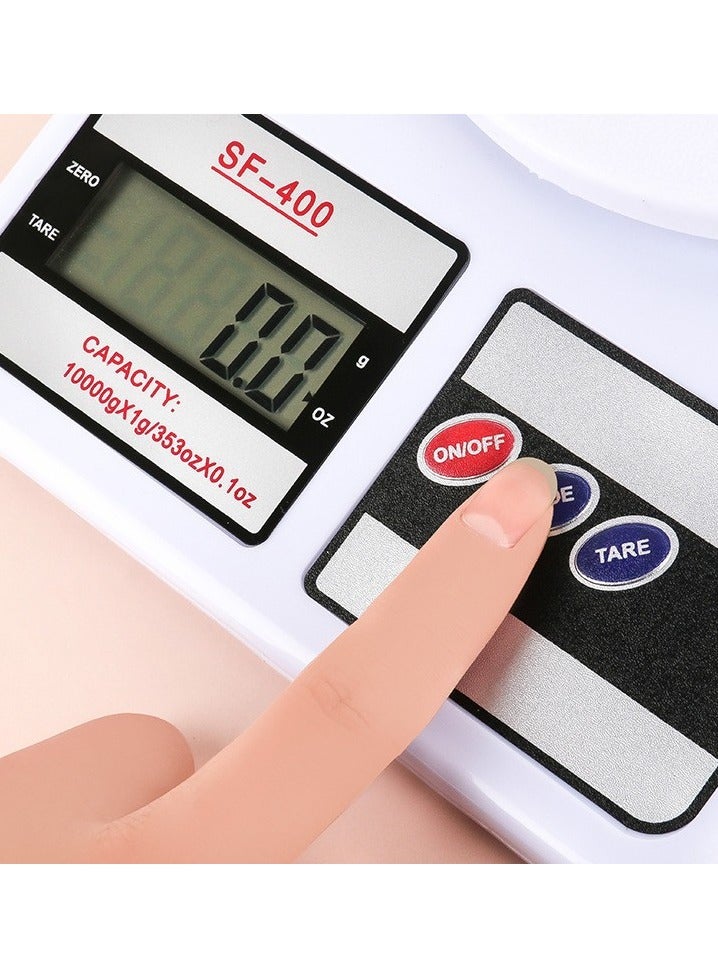 SF-400 Small Digital Scale 10kg Kitchen Scale Food Scale Auto Off ABS Material - Image 2