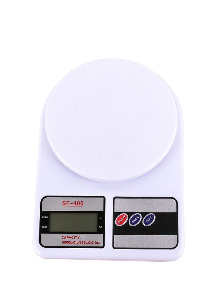 SF-400 Small Digital Scale 10kg Kitchen Scale Food Scale Auto Off ABS Material - Image 1