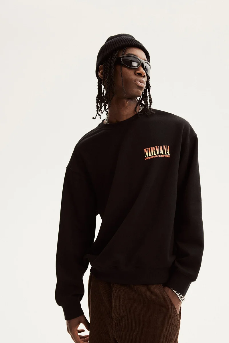 اتش اند ام بلوزة فضفاضة