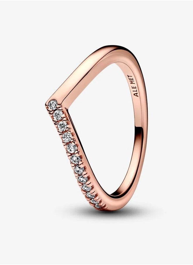 PANDORA Pandora Timeless Wish Half Sparkling Ring, Size 58  - Image 1
