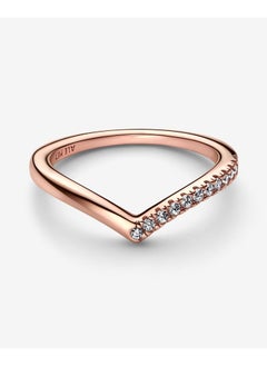 PANDORA Pandora Timeless Wish Half Sparkling Ring, Size 58  - Image 5